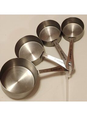 Cuisinart 4-Pieces Stainless Steel Measuring Cup Set